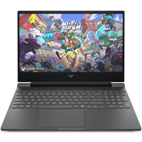 Laptop HP Victus 15-fa3005nn, 15.6 inch 1920 x 1080, Intel Core 5 205H (8 C / 12 T, 2.2 GHz - 4.8 GHz, 12 MB Intel Smart Cache cache, 45 W), 16 GB DDR4, 1 TB SSD, Nvidia GeForce RTX 3050, Free DOS, Tastatura English, Gri