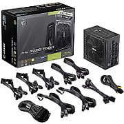 MAG A1000GL PCIE5 II, 1000W, 80 PLUS Gold, Full Modulara,  Negru