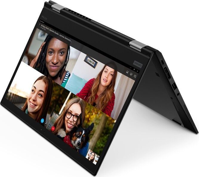 Laptop Lenovo ThinkPad yoga x13 X1 Yoga, 13.3 inch 1920 x 1080 pixeli Touchscreen, Intel Core i5-10310U (4 C / 8 T, 1.7 GHz - 4.4 GHz, 6 MB cache, 15 W), 16 GB DDR4, 256 GB SSD, Intel Intel UHD Graphics, Windows 11 Pro, Tastatura US International, Black