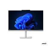 All-In-One Lenovo IdeaCentre AIO 3 F0JS003VNY, 23.8 inch 1920 x 1080 pixeli, AMD Ryzen 5 7530U (6 C / 12 T, 2.0 GHz - 4.5 GHz, 16 MB cache, 15 W), 8 GB LPDDR5, 256 GB SSD, AMD Radeon 610M 0 GB, Windows 11 Home, Cloud Grey