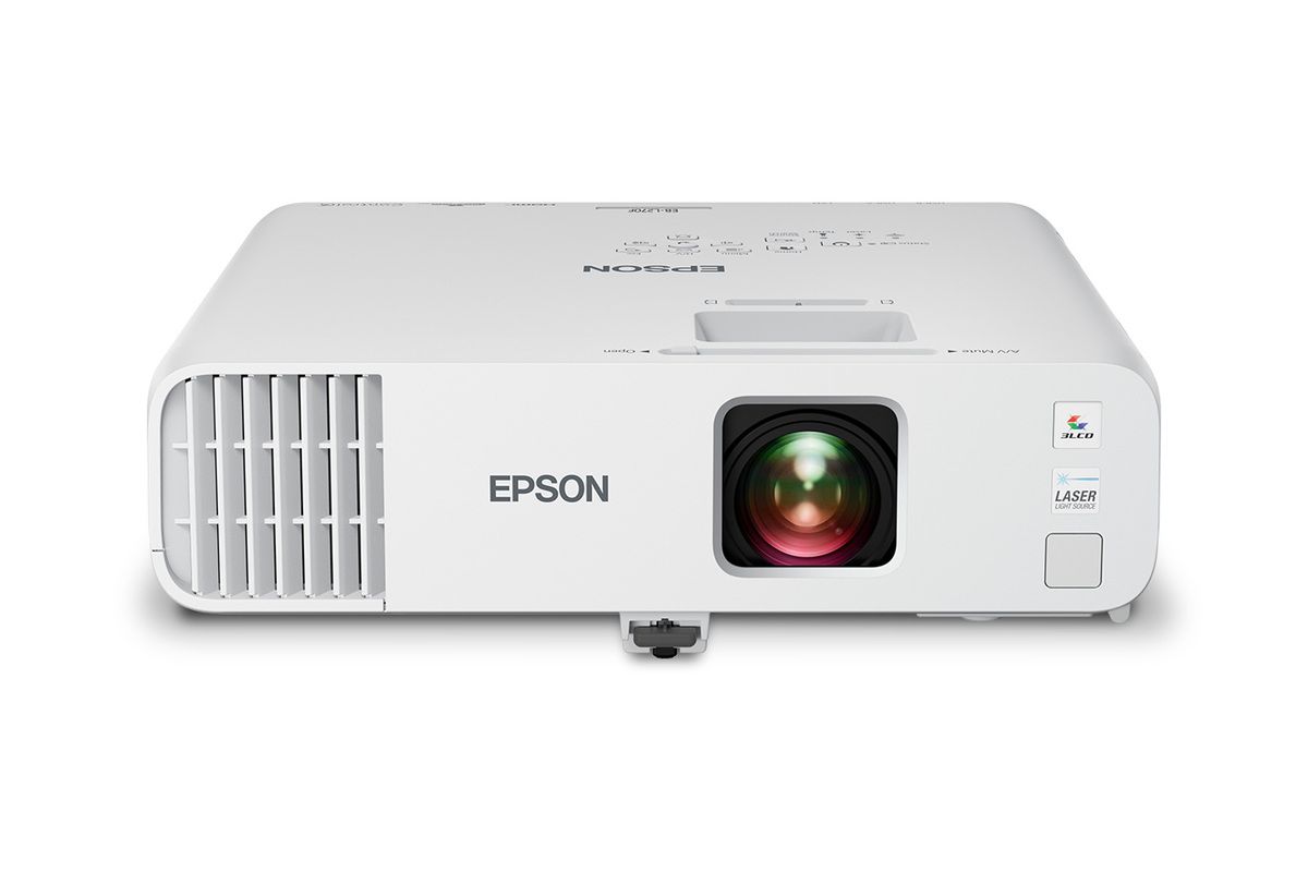 Videoproiector Epson EB-L270F, 1920x1080, 16:9, 5200 lm, laser, 20000 h, Wi-Fi, Alb