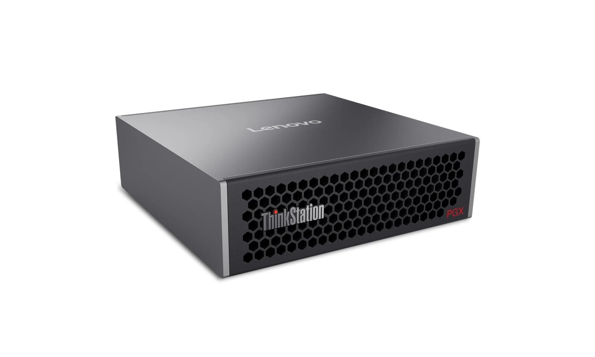 Desktop Workstation Lenovo ThinkStation PGX SFF cu procesor Nvidia NVIDIA 20-core Arm, 10 Cortex-X925 + 10 Cortex A725, 128 GB LPDDR5X, 4TB SSD, GB10, NVIDIA DGX OS, Negru, 3 ani Garantie