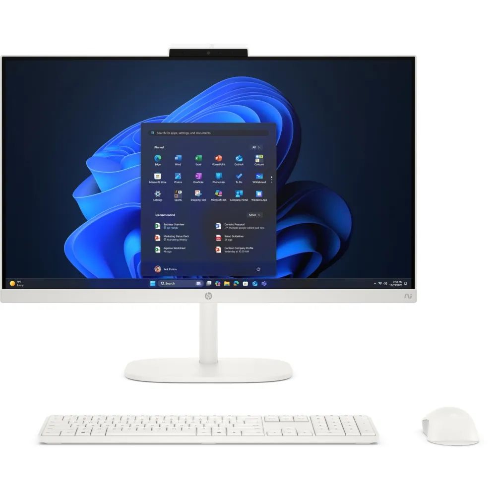 All-In-One HP ProStudio 2 AiO G2i D35E7ET, 23.8 inch 1920 x 1080, Intel Core 5 - 120U (10 C / 12 T, 1.4 GHz - 5.0 GHz, 12 MB cache, 15 W), 16 GB DDR5, 512 GB SSD, Intel Intel Graphics 0 GB, Windows 11 Pro, Alb