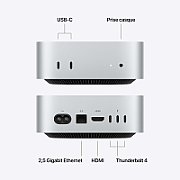 Desktop PC Apple Mac mini Mini PC, Apple M6 12-core (12 C / 12 T, Nespecificat - Nespecificat, Nespecificat cache, Nespecificat), 16 GB Unified System Memory, 256 GB SSD, Fara unitate optica integrata, Apple 12-core Partajata, Adaptor extern, macOS