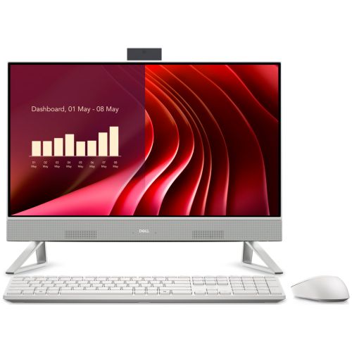 All-In-One Dell 24 AIO EC24250, 23.8 inch 1920 x 1080, Intel Core i5 1334U (10 C / 12 T, 1.3 GHz - 4.6 GHz, 12 MB cache, 15 W), 16 GB DDR5, 1 TB SSD, Intel Intel Graphics 0 GB, Windows 11 Pro, Alb