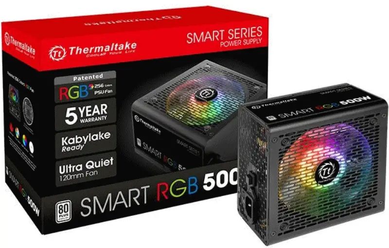 Thermaltake Smart RGB power supply unit 700 W 20+4 pin ATX ATX Black