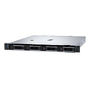 Server DELL PowerEdge R360, Rack 1U, Intel Xeon 6315P (4 C / 4 T, 2.80 GHz - 3.40 GHz, 15 MB cache, 105 W), 64 GB DDR5 ECC, 2 x 2.4 TB HDD, 4 x LFF, DELL PERC H355, Fara, 2 x 700 W