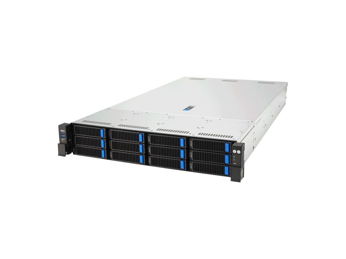 Server ASUS RS720A-E13-RS8G, Rack 2U, AMD EPYC 9334 (32 C / 64 T, 2.70 GHz - 3.90 GHz, 128 MB cache, 210 W), 128 GB DDR5 ECC, 2 x 3.84 TB SSD, 8 x SFF, Broadcom MegaRAID 9560-16i, NVIDIA RTX PRO 6000 Blackwell Server 96GB GDDR7, 2 x 3200 W