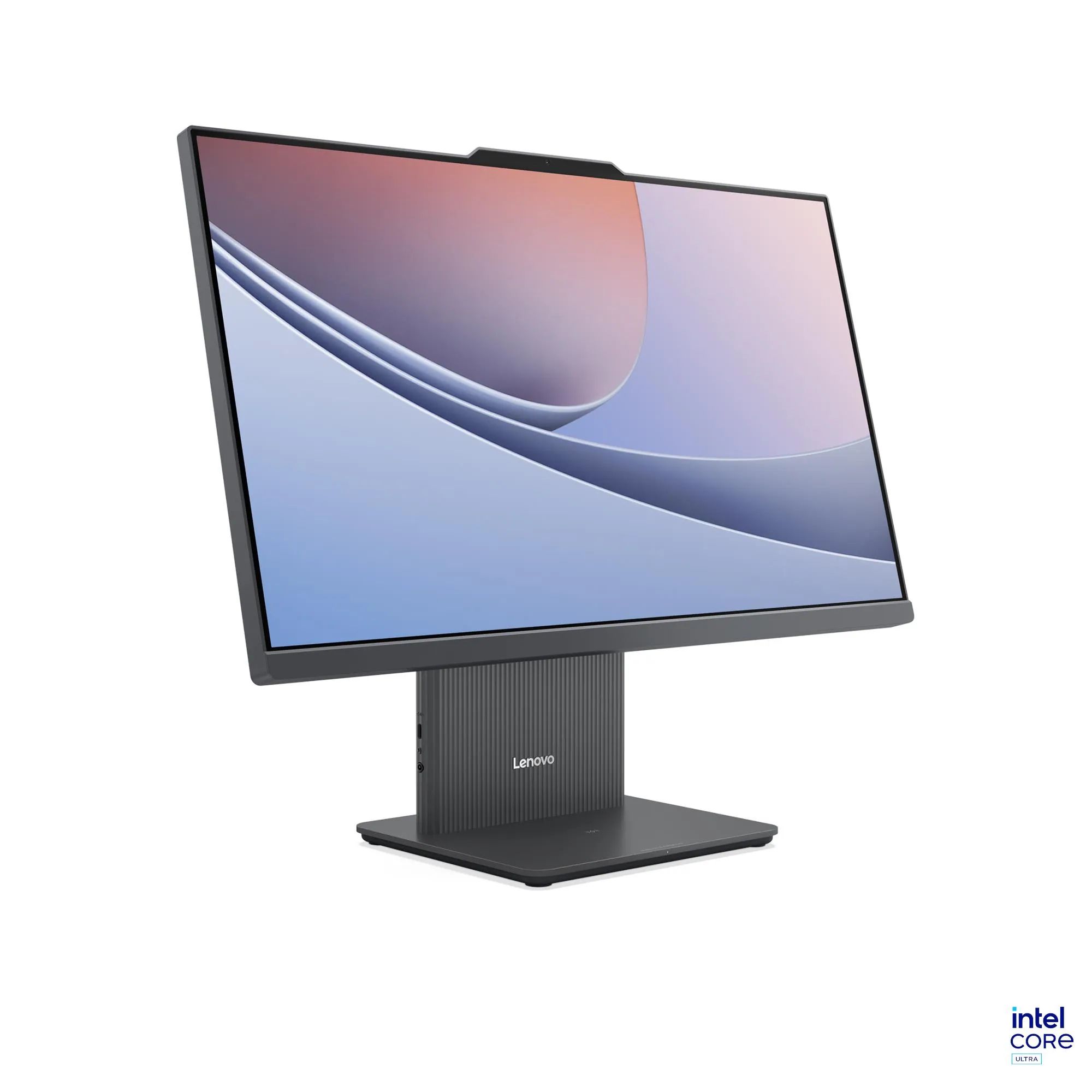 All-In-One Lenovo IdeaCentre AIO 24ILL11 F0JY004LRI, 23.8 inch 1920 x 1080 pixeli, Intel Core Ultra 7 256V (8 C / 8 T, 2.6 GHz - 4.8 GHz, 12 MB cache, 15 W), 16 GB LPDDR5X, 512 GB SSD, Intel Arc Graphics 140V 0 GB, Free DOS, Luna Grey