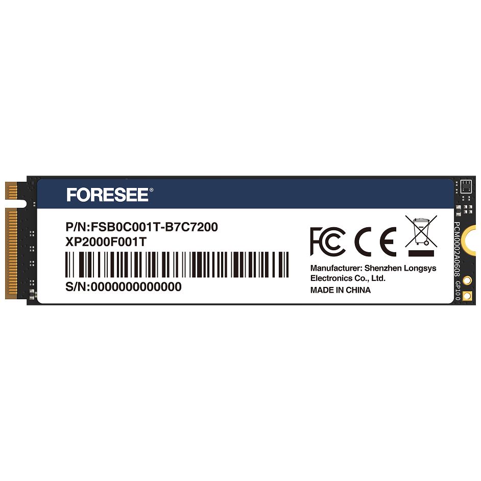 Foresee SSD M.2 2280 NVMe de 256 GB