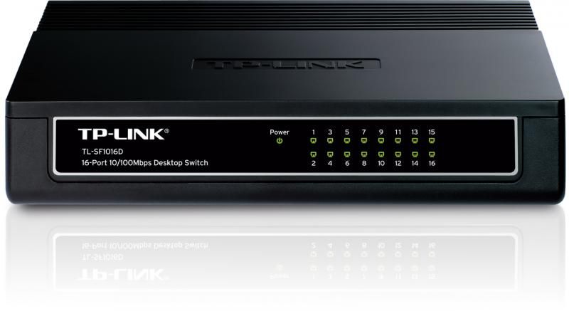 Switch TP-Link TL-SF1016D, 16 porturi 10 / 100 Mbps