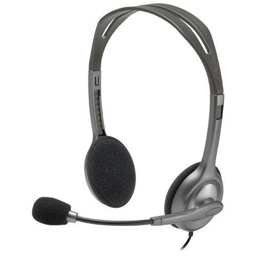 CASTI Logitech,  H111 , cu fir, standard, utilizare multimedia, call center, microfon pe brat, conectare prin Jack 3.5 mm, negru,  981-000593 , (include TV 0.8lei)