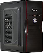 CARCASA  SPACER, Middle Tower, ATX,  NEW MERCURY , 500 (250W for 500W Desktop PC), USB 2.0 x 2, Jack 3.5mm x 2,   SPC-NEW MERCURY