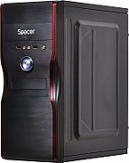 CARCASA  SPACER, Middle Tower, ATX,  NEW MERCURY , 500 (250W for 500W Desktop PC), USB 2.0 x 2, Jack 3.5mm x 2,   SPC-NEW MERCURY