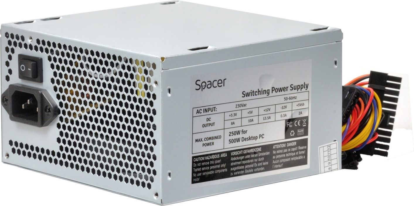 Sursa Spacer SPS-ATX-500-V12, 250 W, ATX