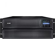 UPS APC SMX3000HV, 3000 VA, 2700 W, cu management, line-interactive, 8x C13, 2x C19, 1x RJ45, 1x USB, Baterie cu plăci de plumb şi acid, LCD, Rack 2U, Negru